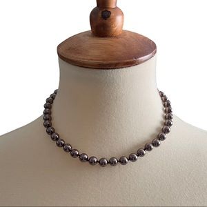 Charter Club Mocha Faux Pearl Necklace